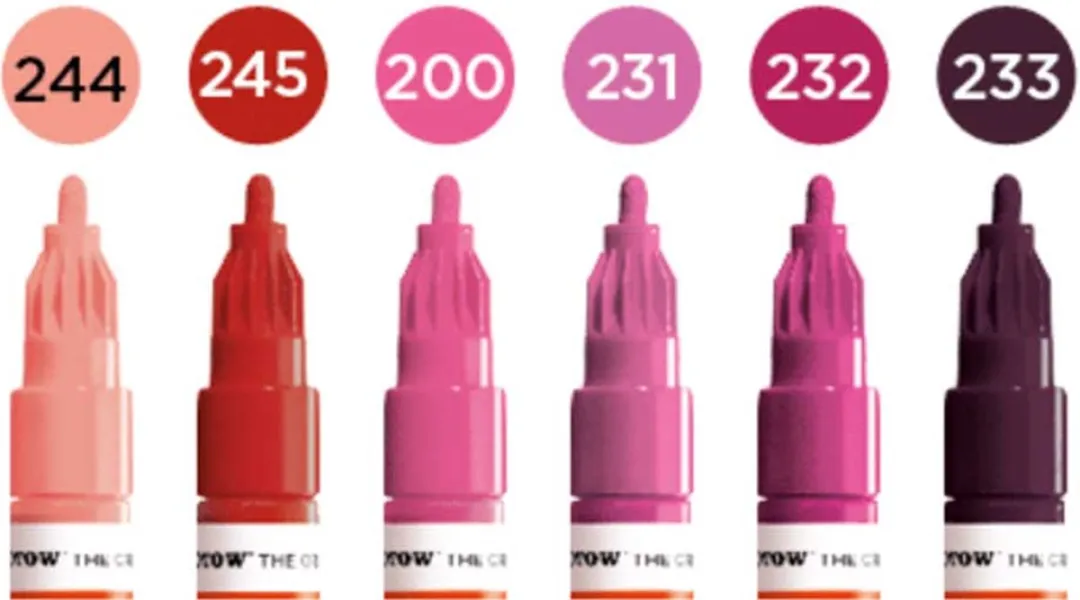 Molotow ONE4ALL Acrylstiften 2mm - 6 Stuks Roze