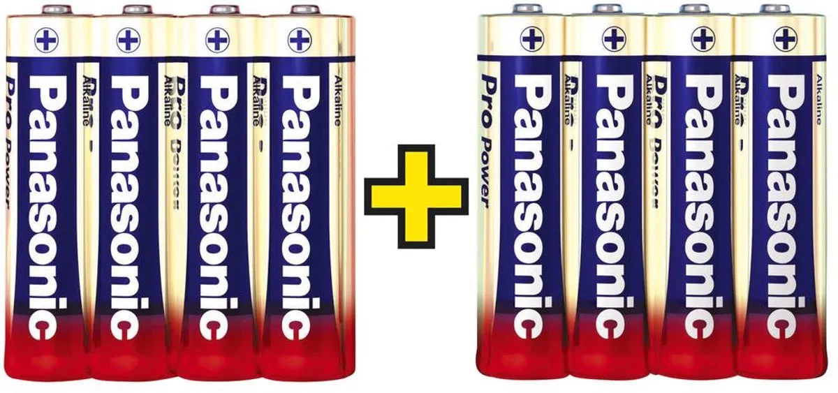Panasonic Pro Power AA Alkaline Batterijen - 8 Stuks - afbeelding 6 van 6