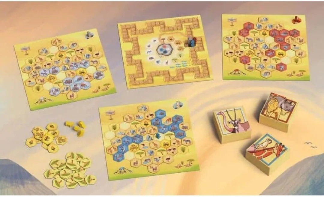 Deep Print Games Savannah Park Bordspel - 1-4 Spelers