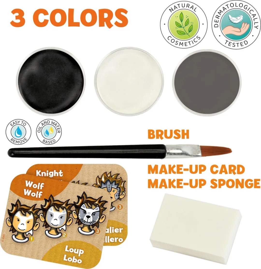 Klein Toys Schminkset Ridder-Wolf - 3 Verftabletten Multicolor