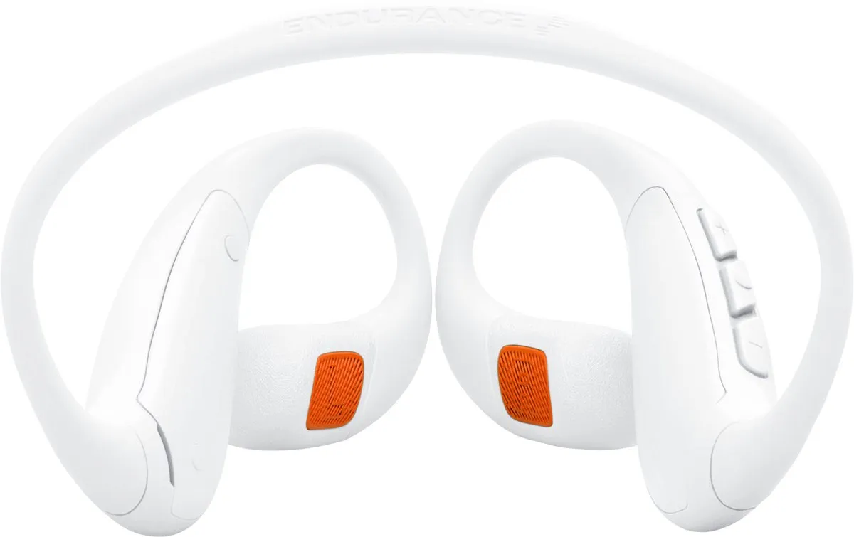 JBL Endurance Pace Draadloze Oortjes - 10 uur - IP68 - Wit