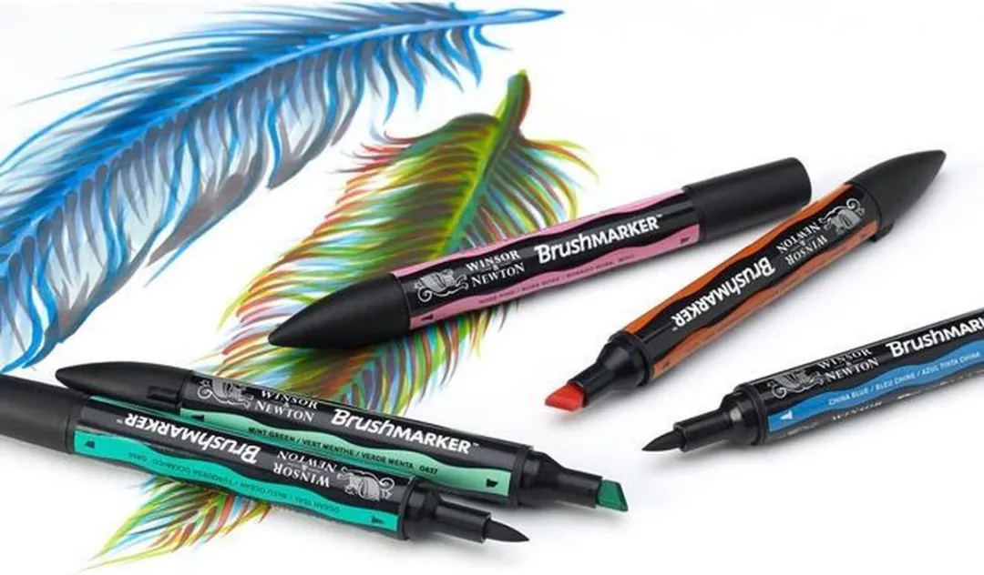 Winsor & Newton BrushMarker Warm Grey 4 WG4