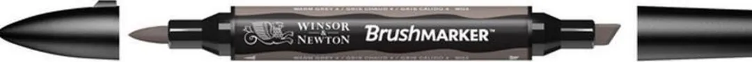 Winsor & Newton BrushMarker Warm Grey 4 WG4