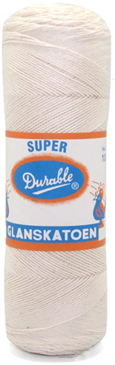 Durable Glanskatoen Nr. 10 Ecru - Katoen Garen - afbeelding 6 van 6