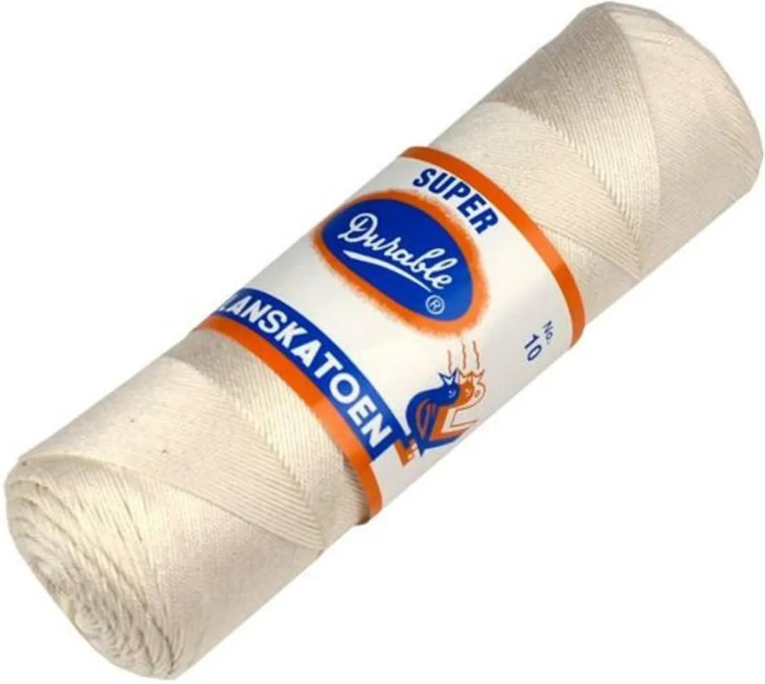 Durable Glanskatoen Nr. 10 Ecru