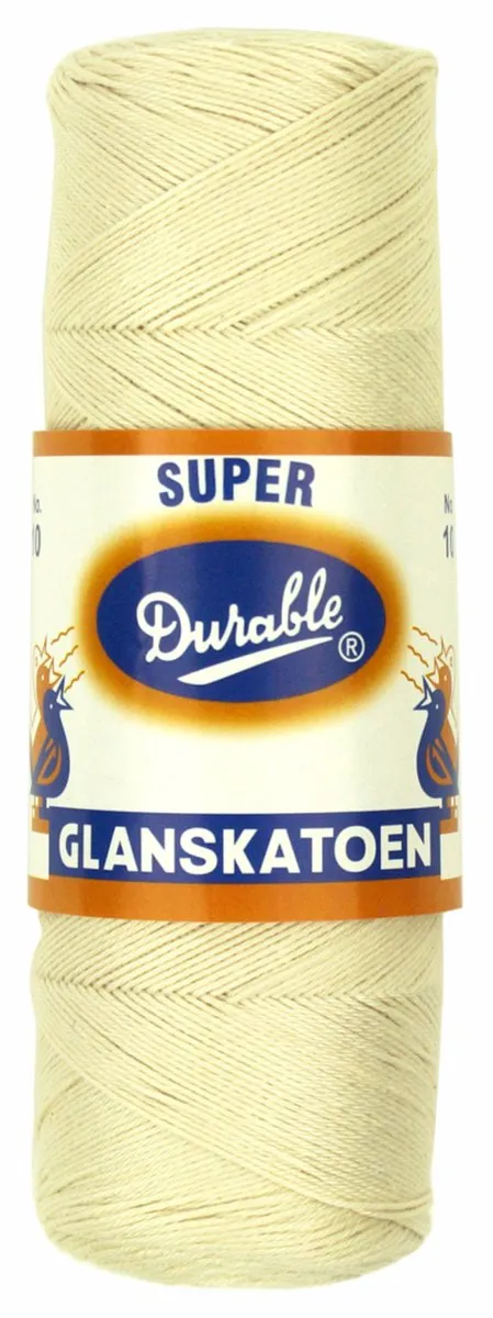 Durable Glanskatoen Nr. 10 Ecru - Katoen Garen