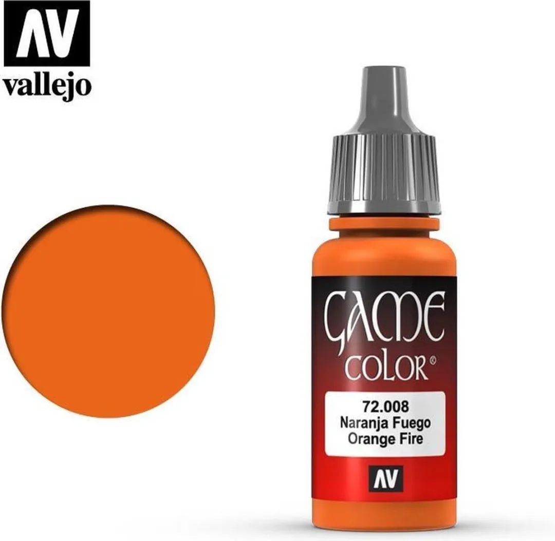 Vallejo Game Color Acrylverf Orange Fire 18ml