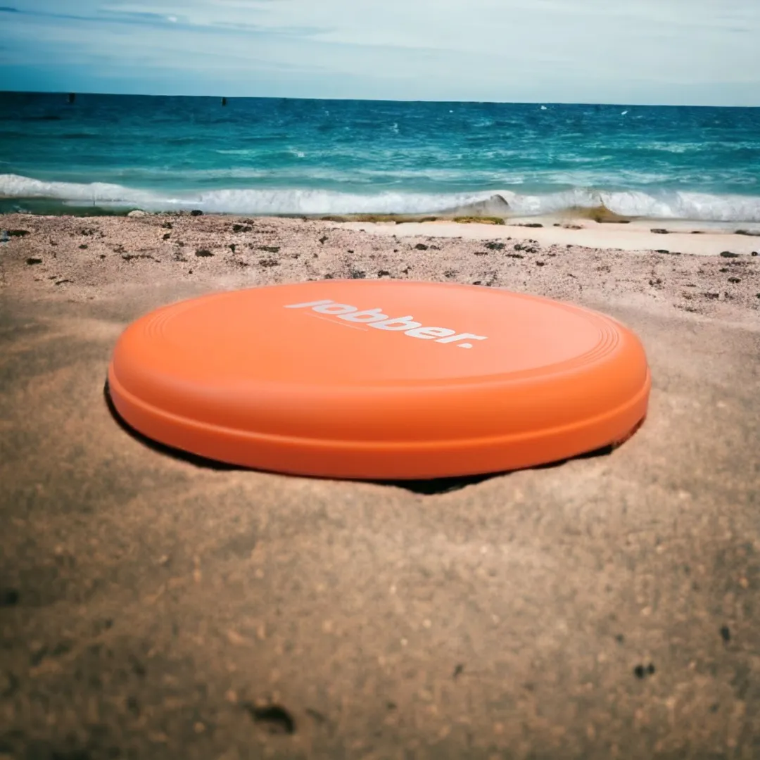 Jobber Toys Strandspeelgoed Frisbee + Scoop Set Oranje Groen
