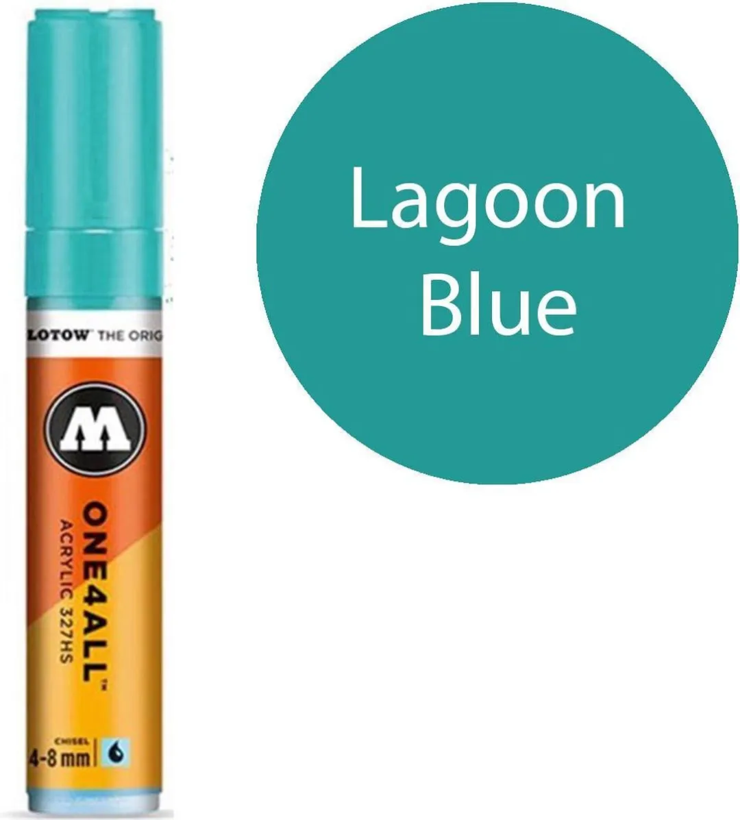 Molotow One4All 4-8mm Marker Lagoon Blue
