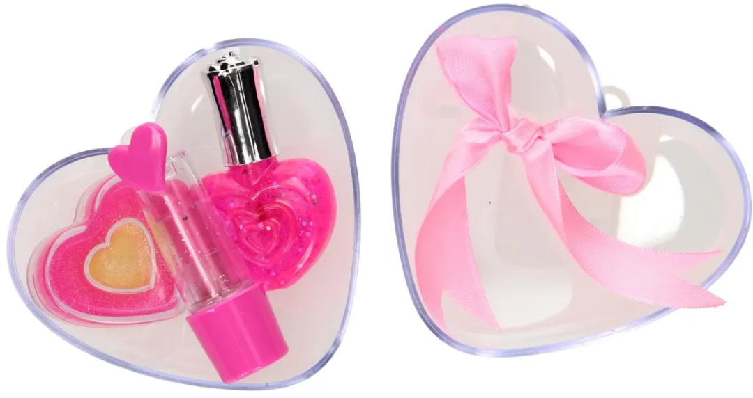 Johntoy Bella Hartvormige Make-upset 3-delig - Roze