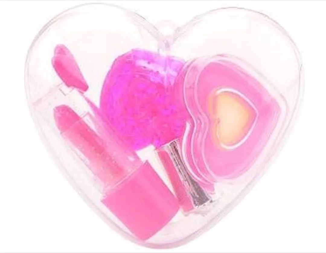Johntoy Bella Hartvormige Make-upset 3-delig - Roze