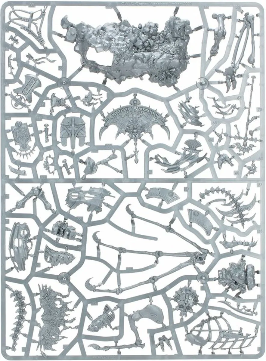 Warhammer - The Old World - Tomb King On Necrolith Bone Dragon - 07-08