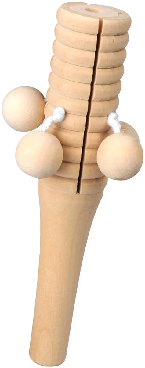 Goki Block Drum met 4 Houten Ballen