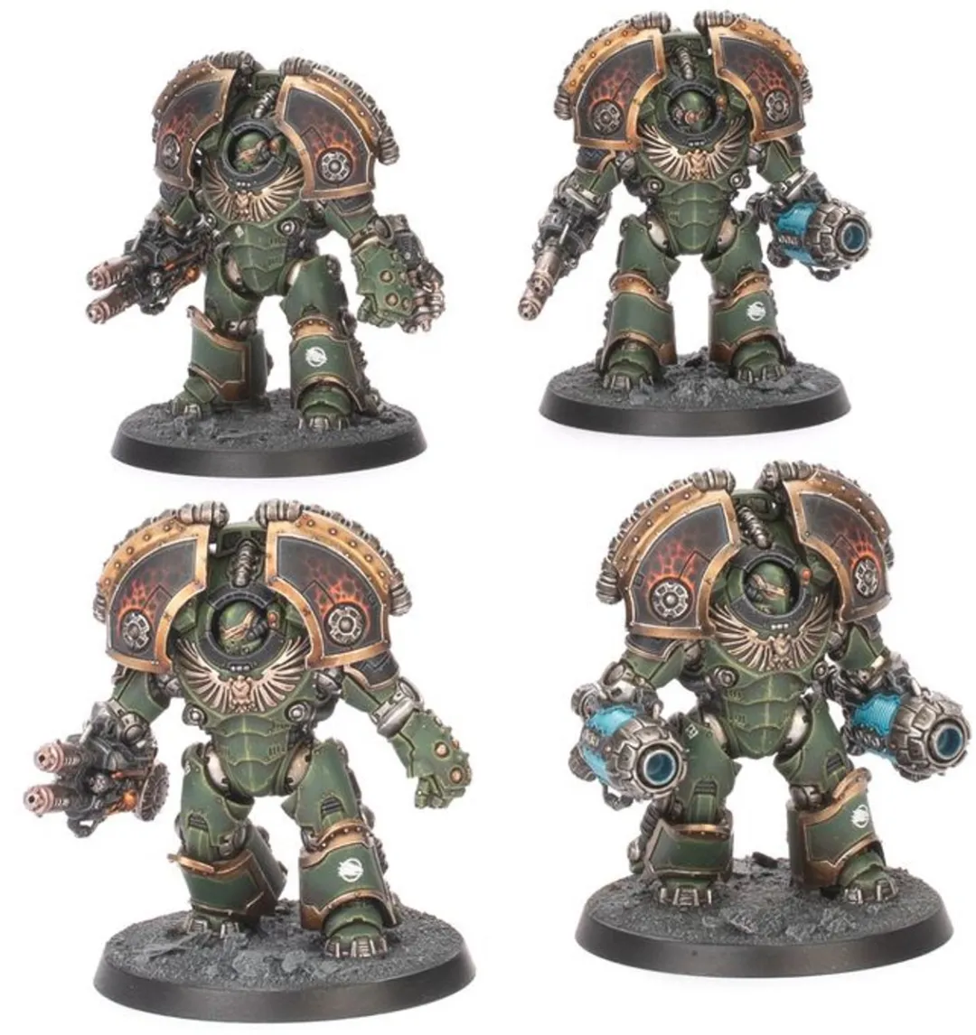 Games Workshop Horus Heresy Saturnine Terminators - 224 Onderdelen