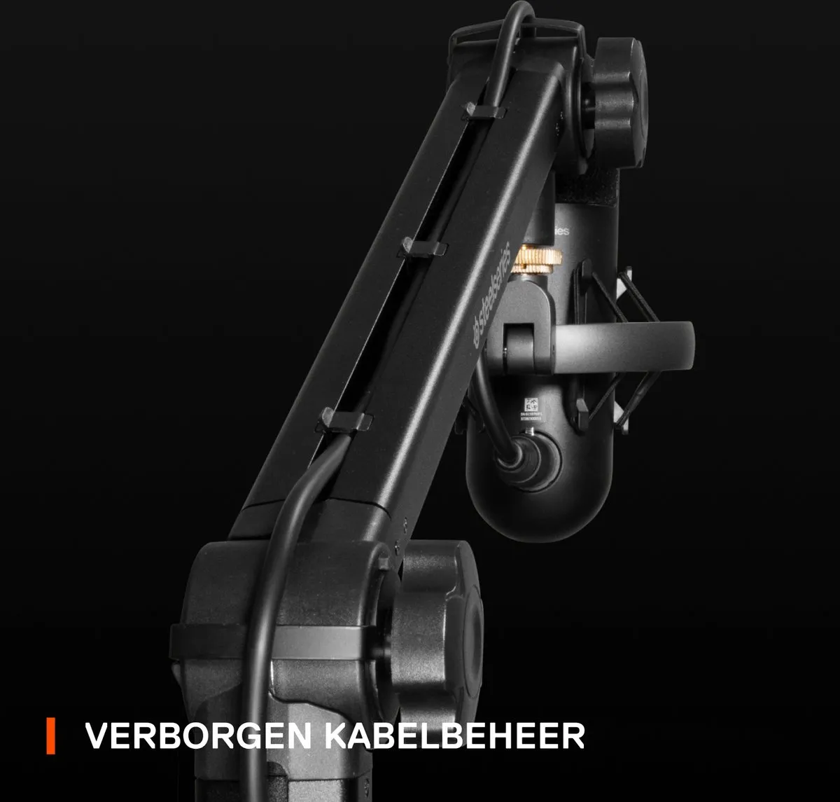 SteelSeries Alias Boom Arm 60474 - Streaming Microfoon - Zwart - afbeelding 6 van 6