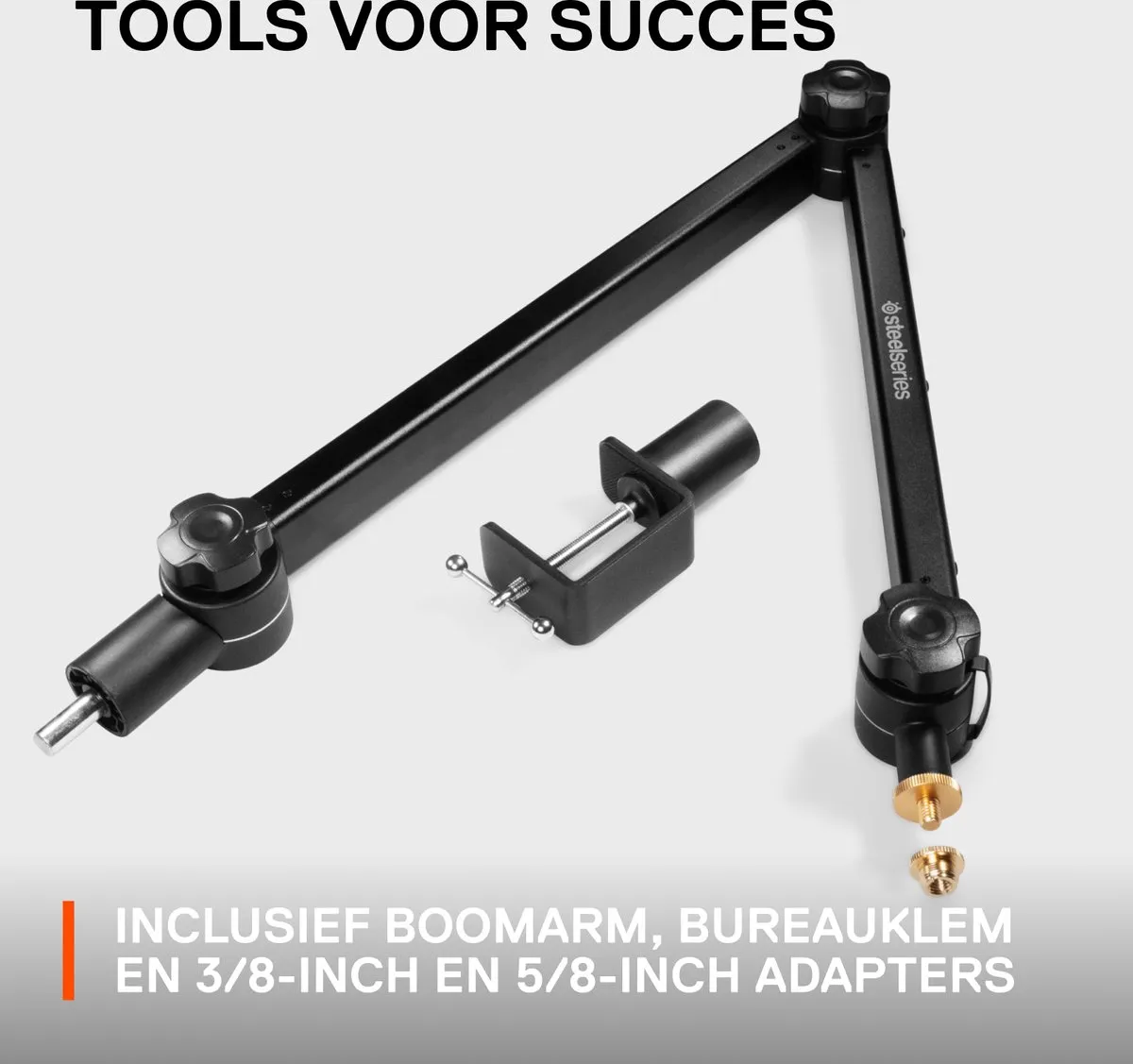 SteelSeries Alias Boom Arm 60474 - Streaming Microfoon - Zwart