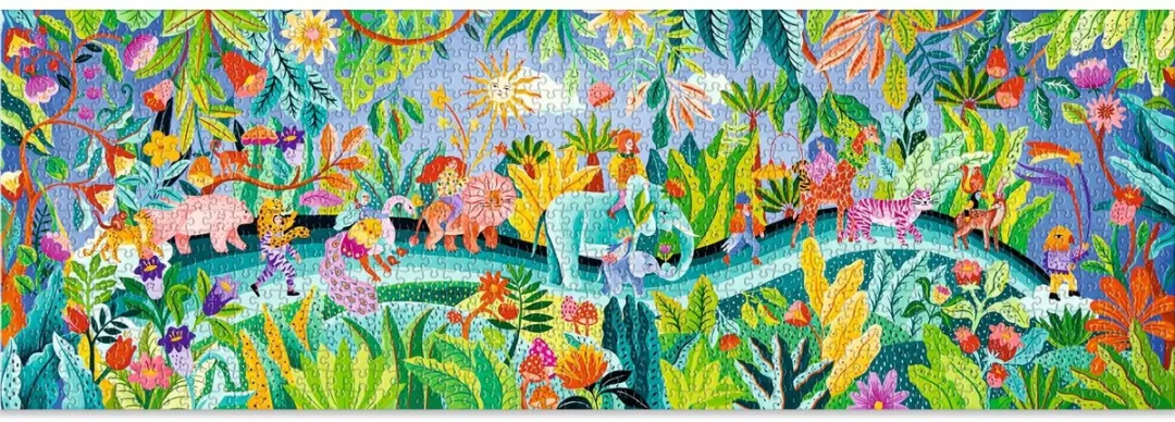 Djeco La Fiesta Puzzle 1000 Stuks - Panorama