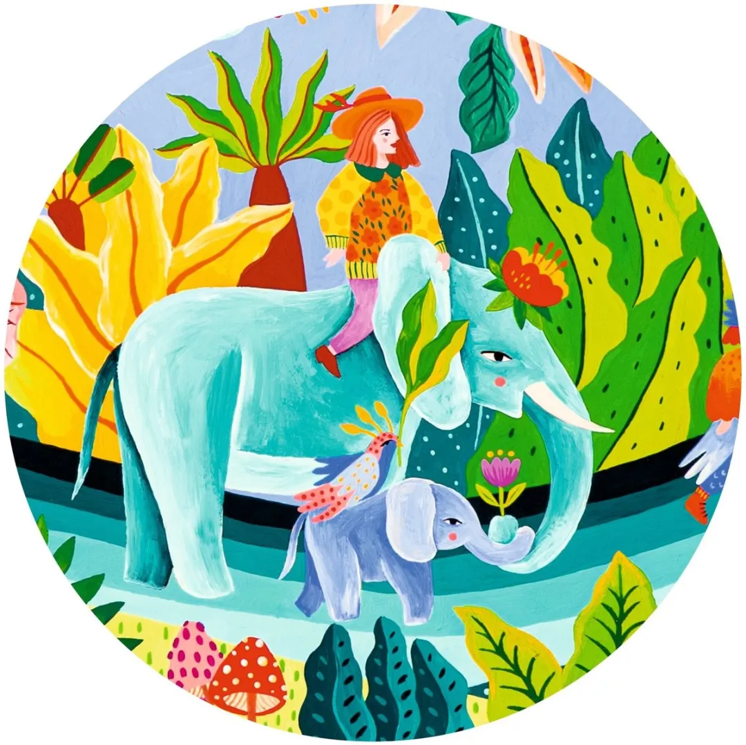Djeco La Fiesta Puzzle 1000 Stuks - Panorama