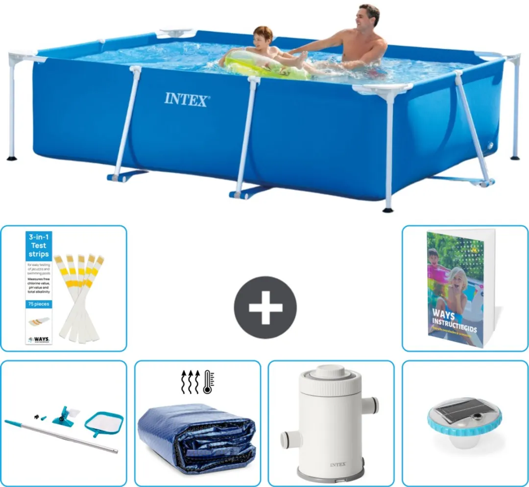 Intex Rechthoekig Frame Zwembad 260x160cm