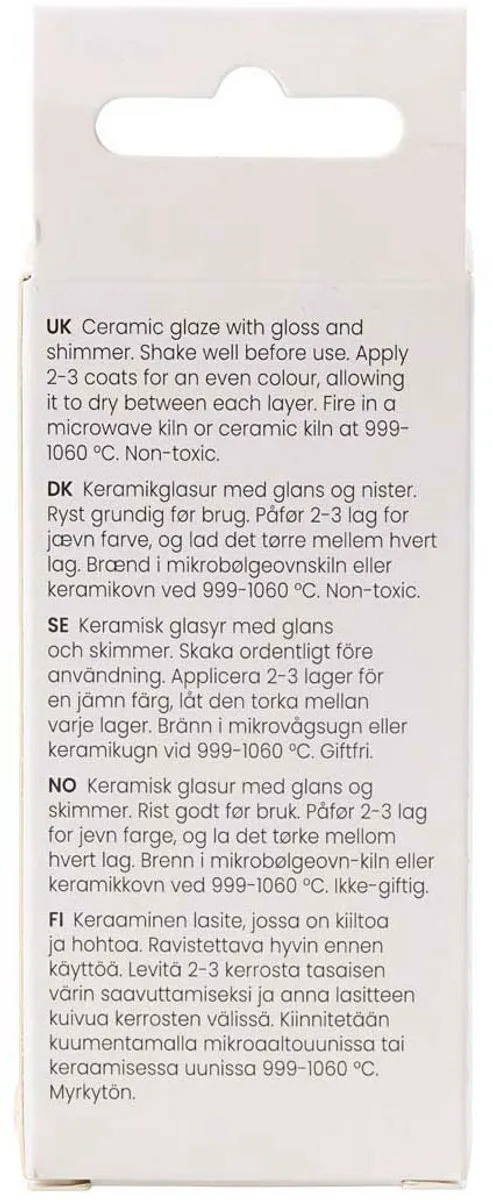 Creativ Company Keramiek Glazuur Pistachegroen Spikkel 60ml
