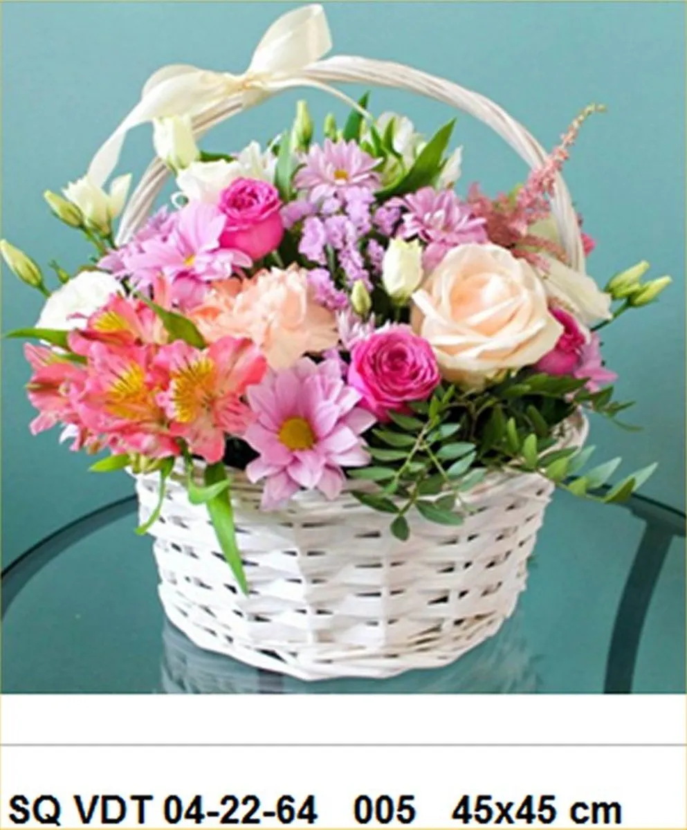 VDTOYS® DIAMOND PAINTING volwassenen - VDTV005 - vierkante steentjes - full - groot formaat - nieuwe tekeningen - 45 op 45 cm (canvas) - 40 op 40 (foto)