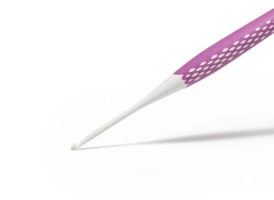 Prym Ergonomische Kunststof Wolhaaknaald 12.0mm - Wit/Blauw