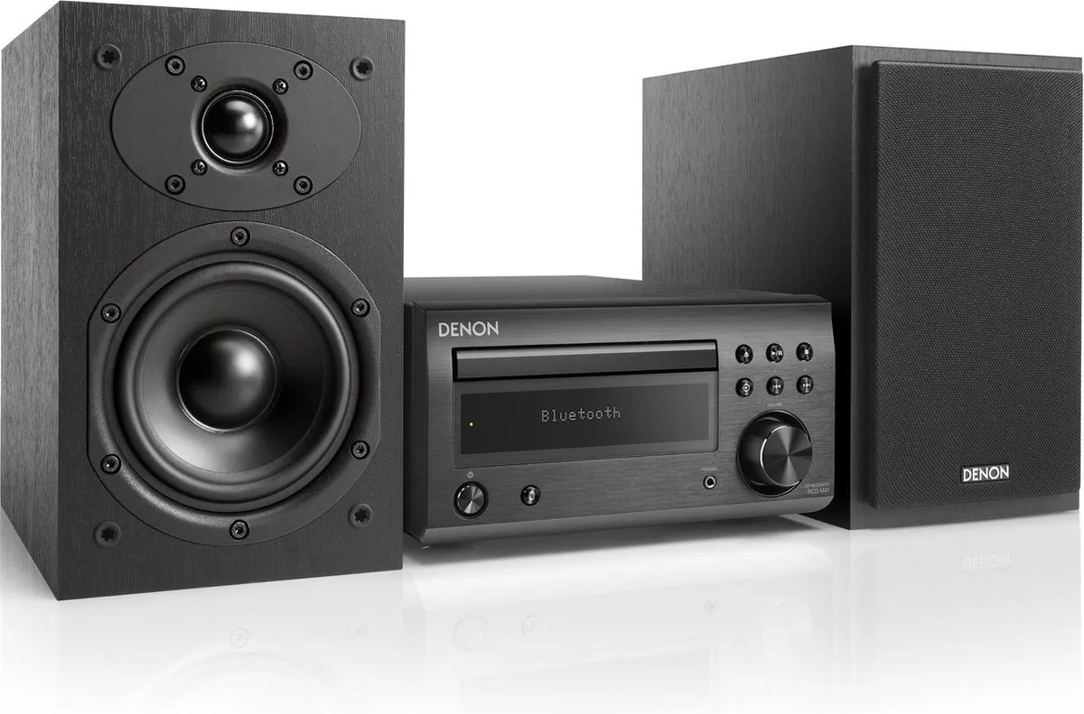 Denon D-M41DAB Home Audio Minisysteem 60W - Zwart