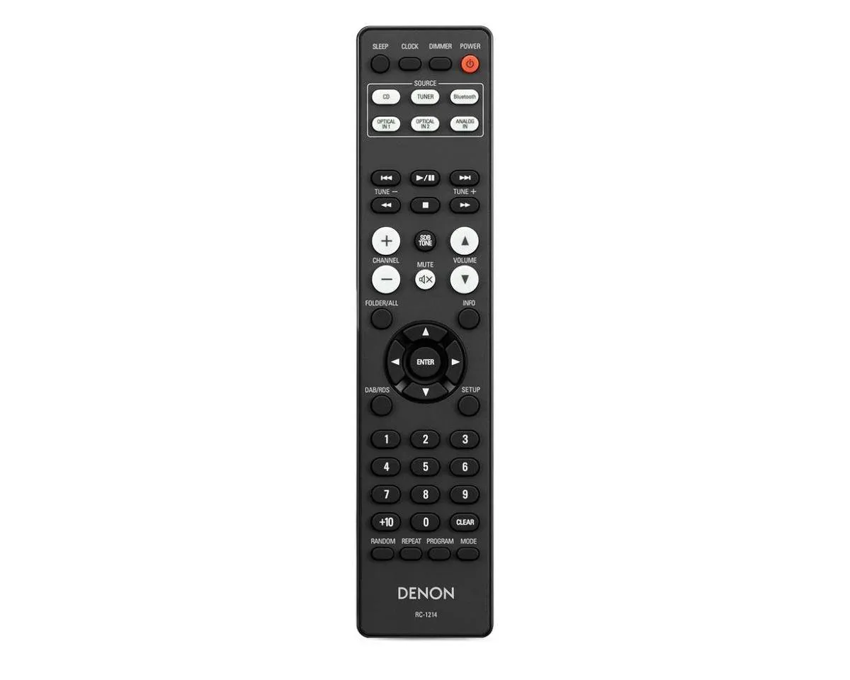 Denon D-M41DAB Home Audio Minisysteem 60W - Zwart