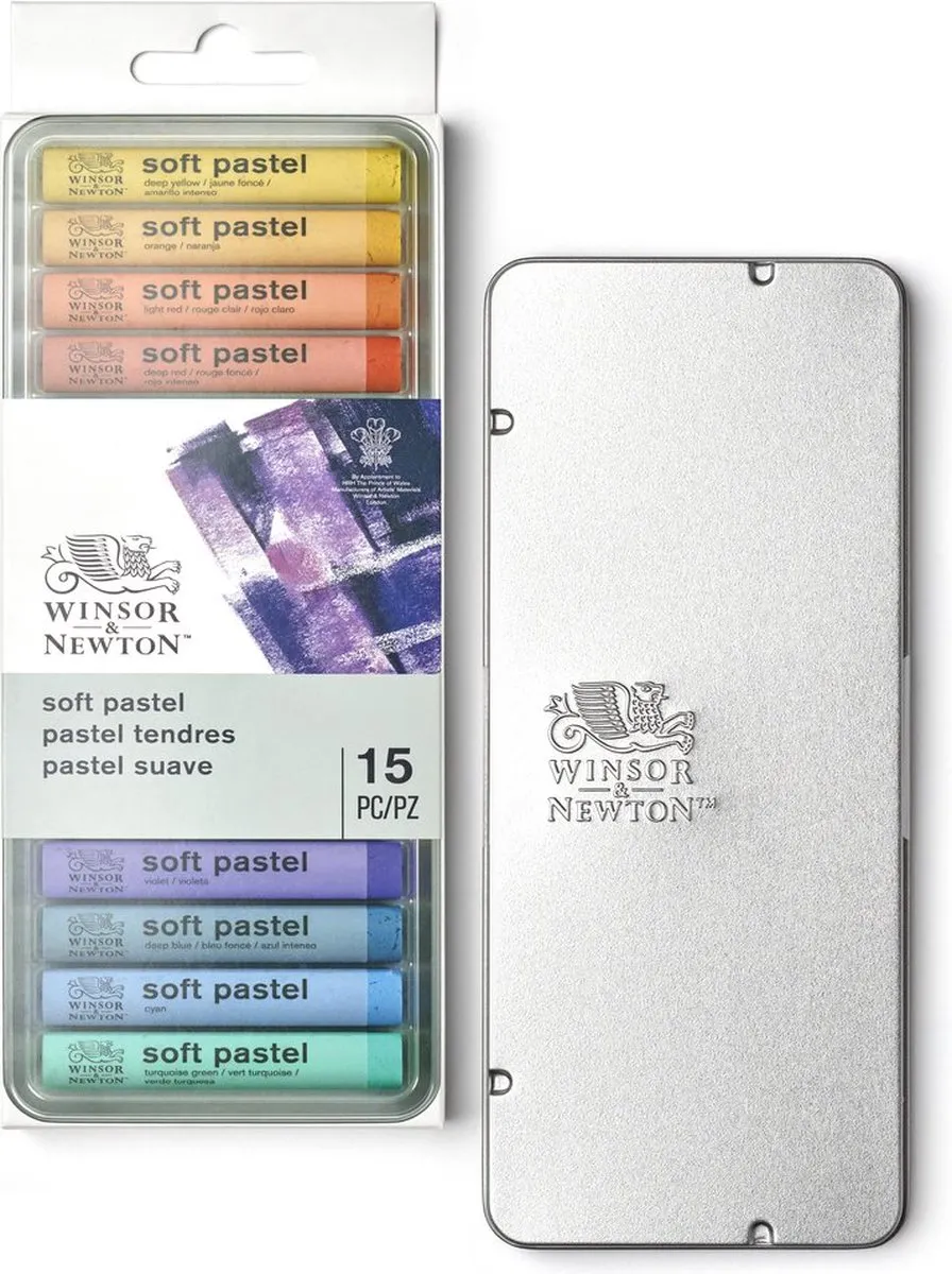 Winsor & Newton 1790001 Soft Pastelbox - 15 Stuks