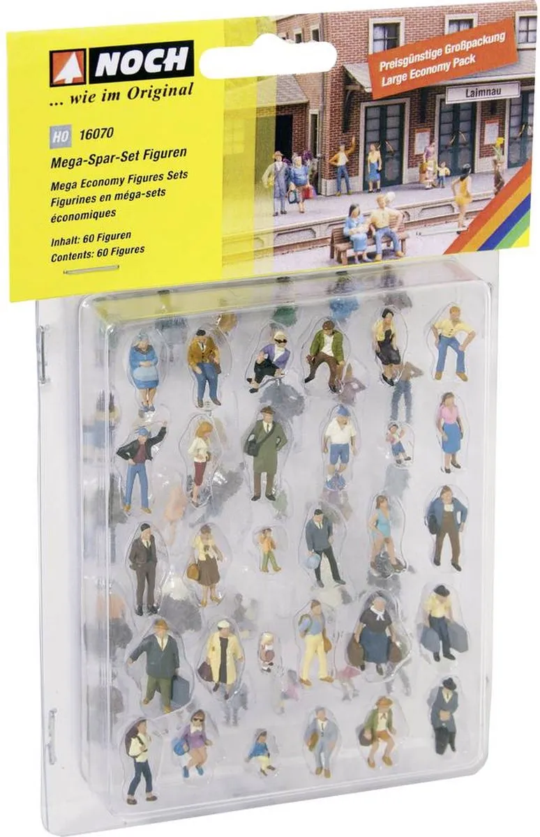 Noch Mega Spar-Set Figuren H0 - Multi-kleur