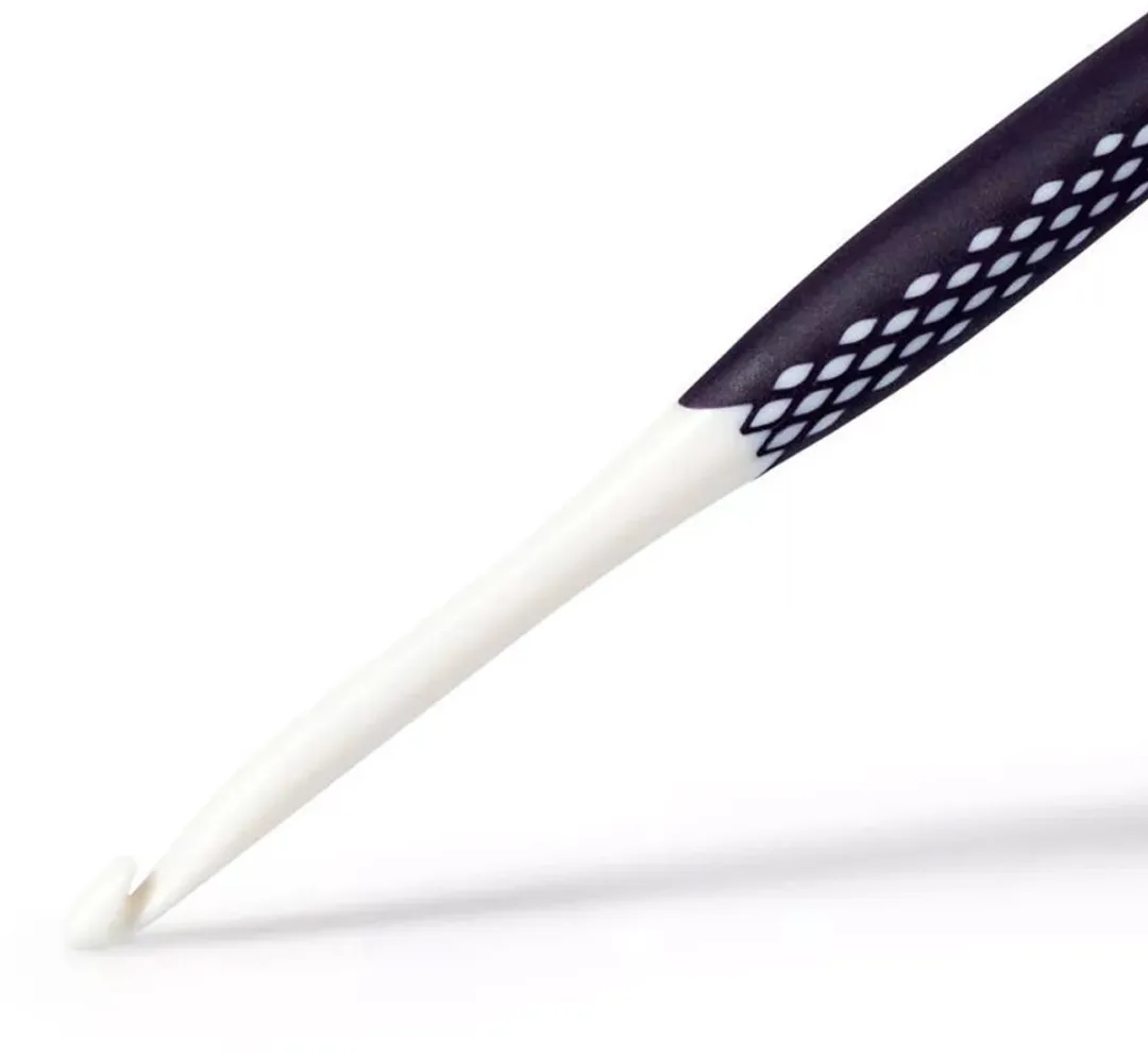 Prym Kunststof Wolhaaknaald 9.0mm - Wit/Blauw