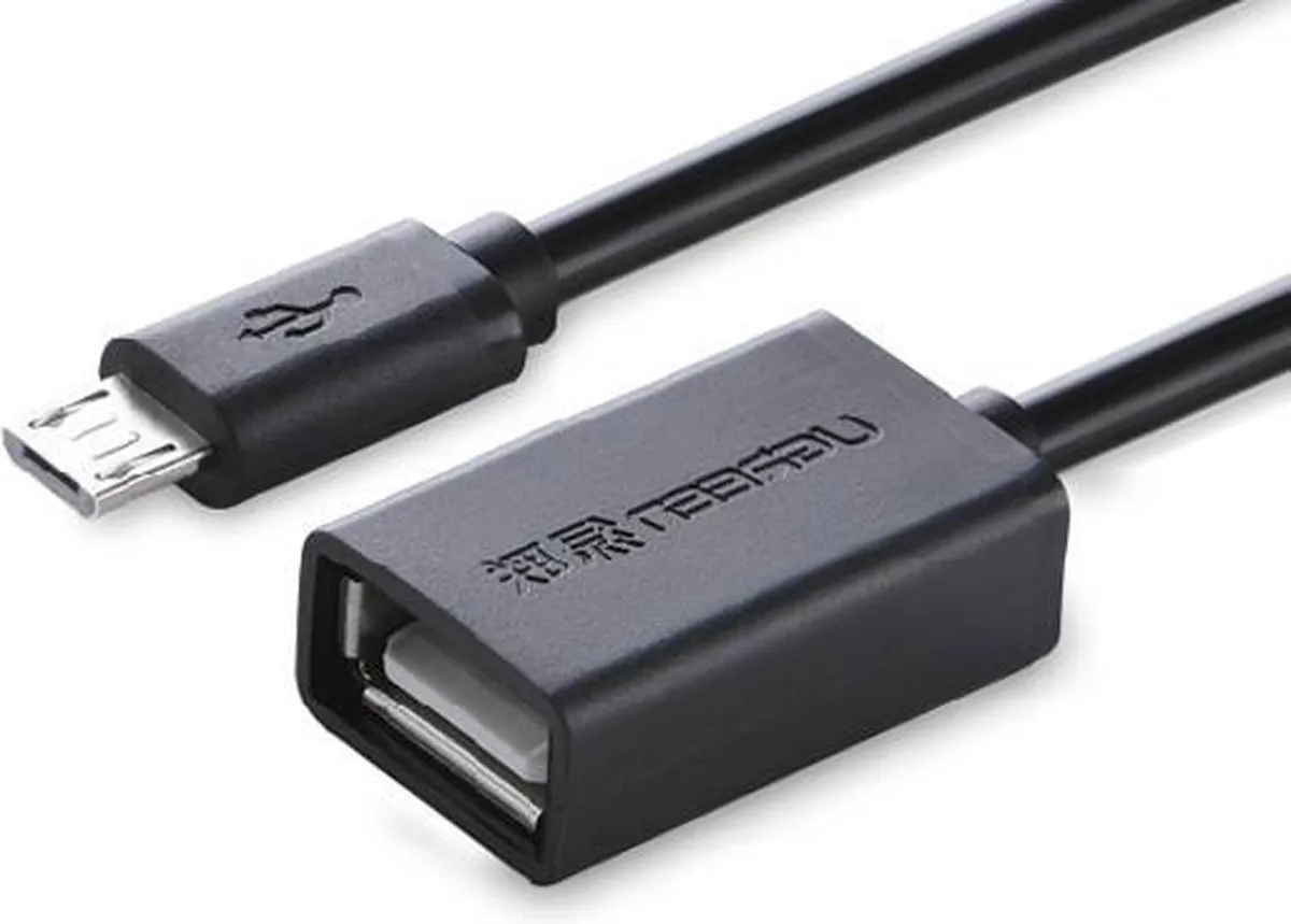 Ugreen Micro USB 2.0 OTG Kabel - Zwart