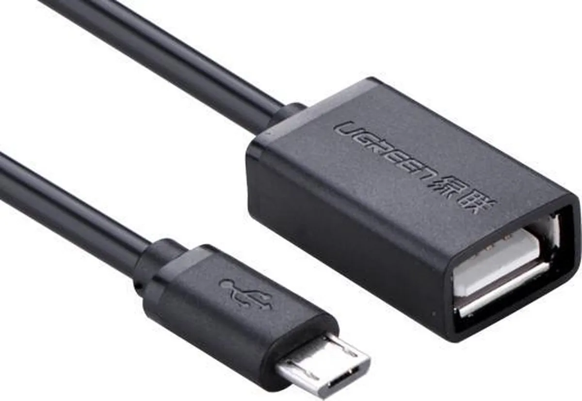 Ugreen Micro USB 2.0 OTG Kabel - Zwart