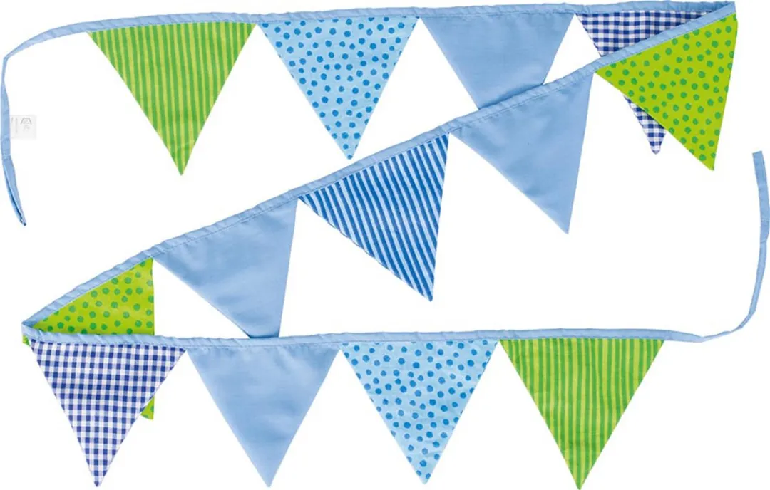 Goki Bunting - Blauw/ Groen