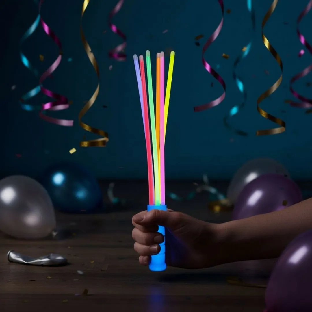 Eddy Toys Lichtgevende Toverstaf - 7 Stuks Meerkleurig