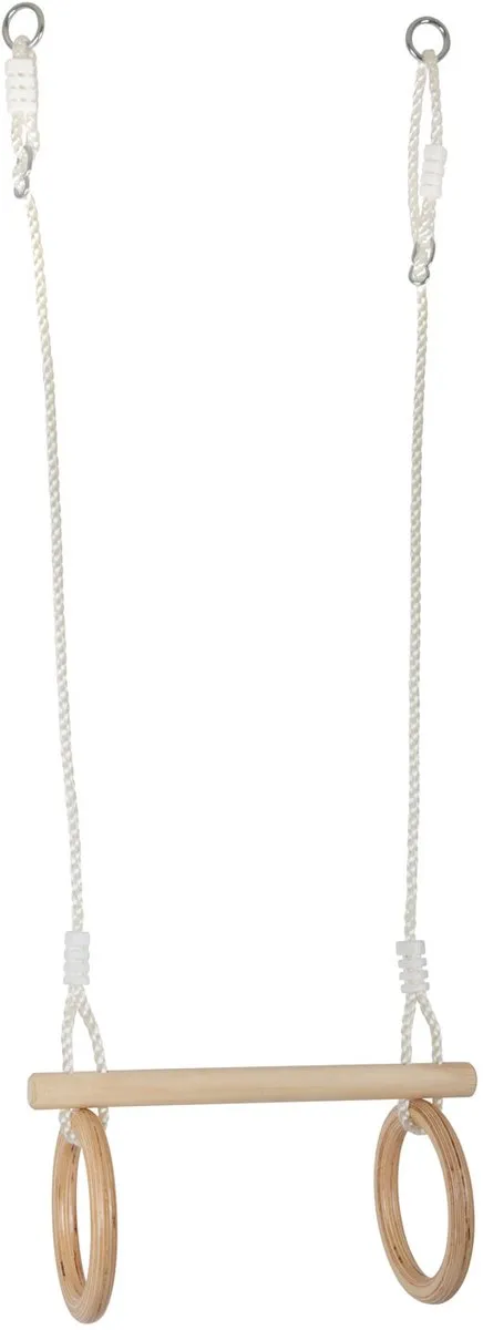 Small Foot Houten Trapeze met Gymnastiekringen 100cm