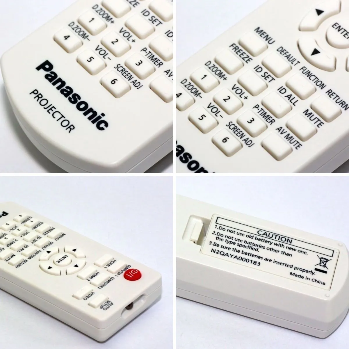 Panasonic PT-VX420E Afstandsbediening N2QAYA000070
