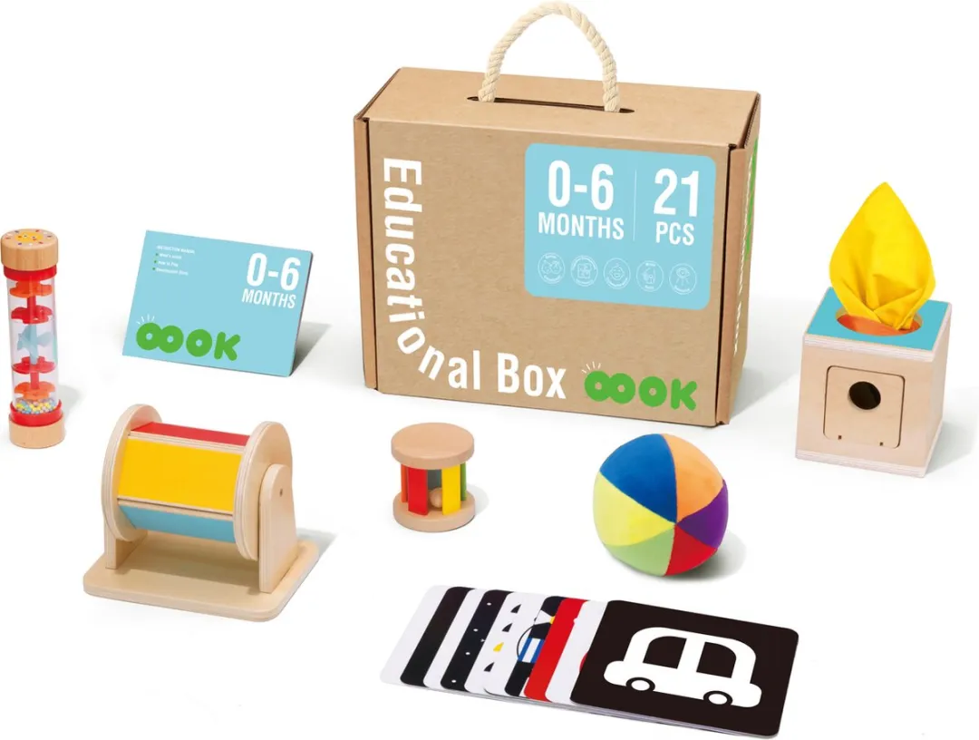 Tooky Toy Educatieve Houten Speelgoed Box TK750