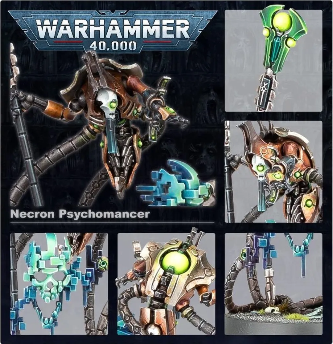 Games Workshop Necrons Psychomancer 28 Onderdelen