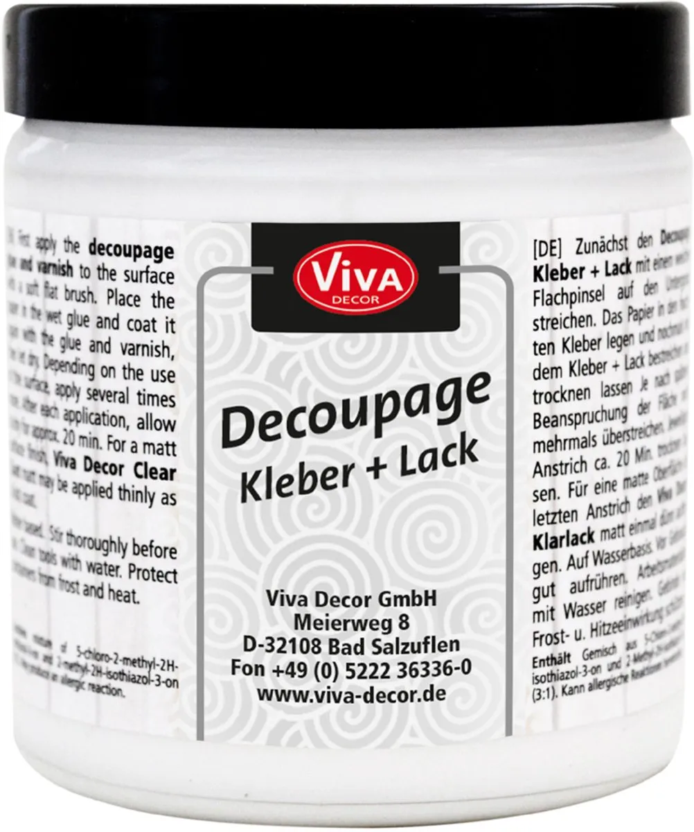 Viva Decor Decoupage Lijm & Lak 250ml
