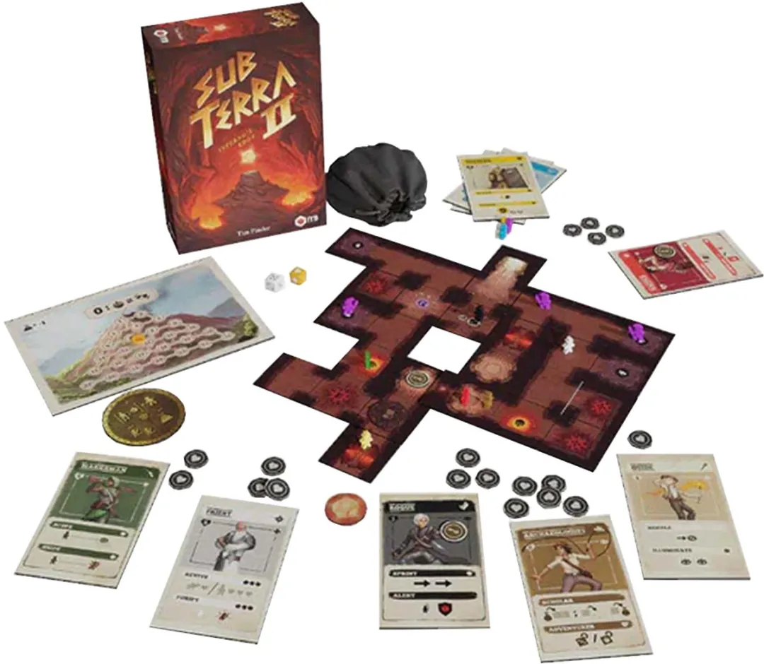 Inside the Box Board Games Sub Terra II: Inferno's Edge - Coöperatief bordspel