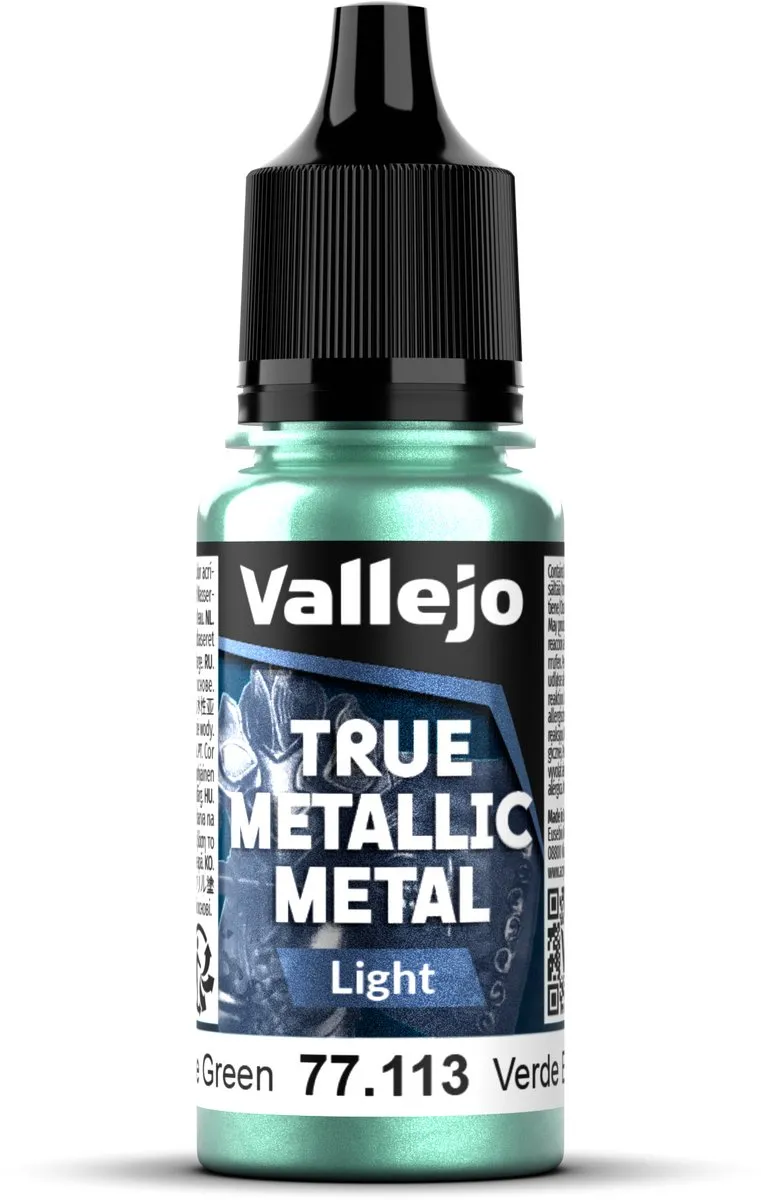 Vallejo Hobbyverf Acryl True Metallic Metal Light Kever Groen 18ml