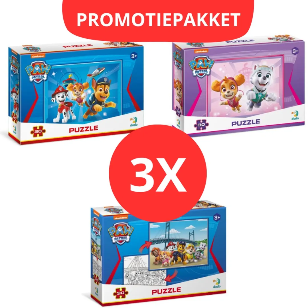 Dodo Toys Paw Patrol Puzzels 30 Stuks
