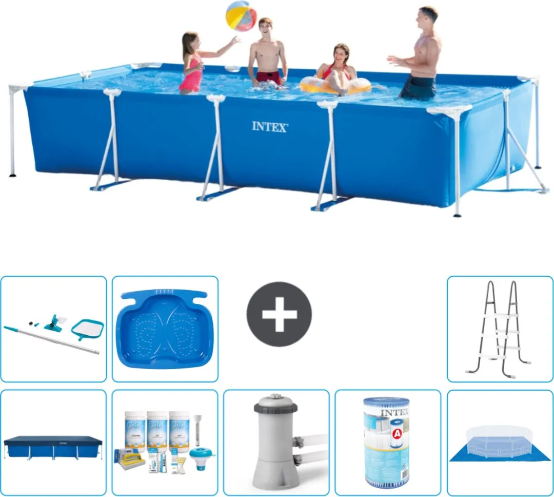 Intex Rechthoekig Frame Zwembad 450x220cm