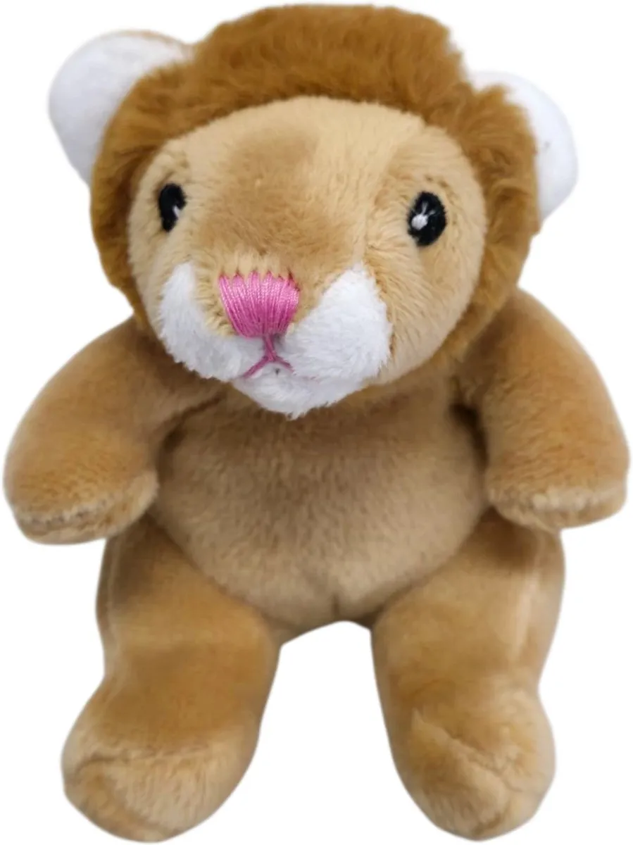 Unitoys Mini Animals Zittende Leeuw Beige 12cm