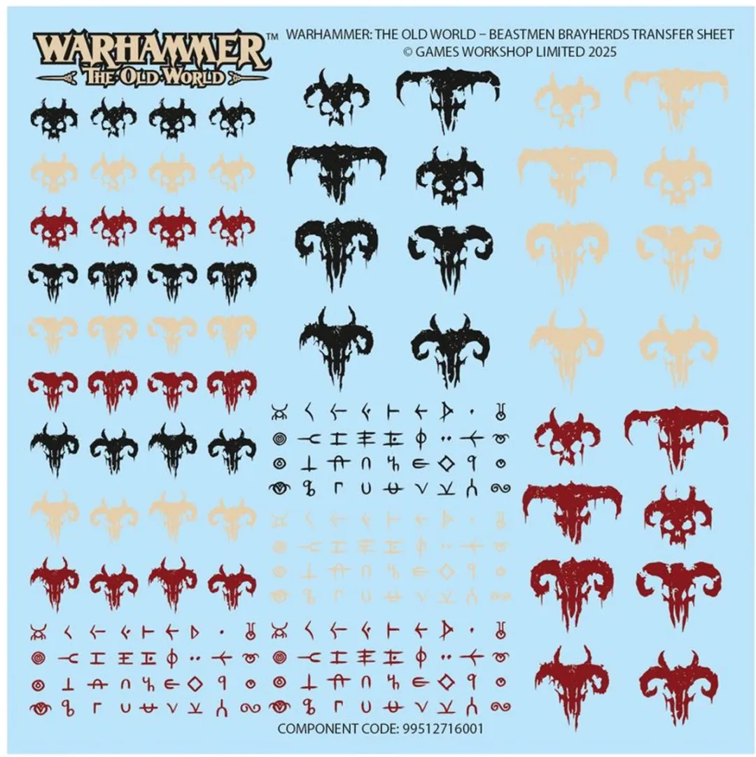 Games Workshop Beastmen Bestigor Herd - 184 Onderdelen