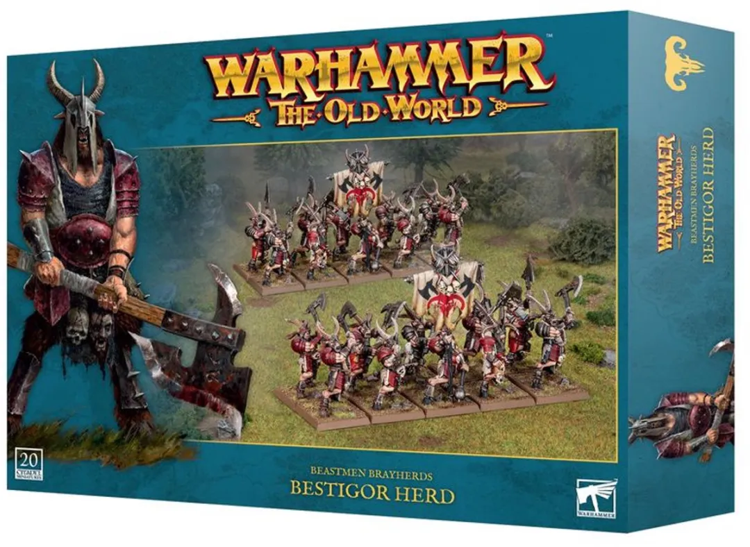 Games Workshop Beastmen Bestigor Herd - 184 Onderdelen