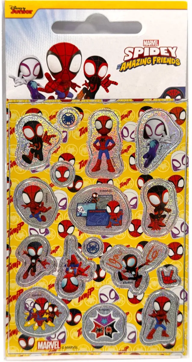 Spider-Man Techno Racer Hologram Stickers