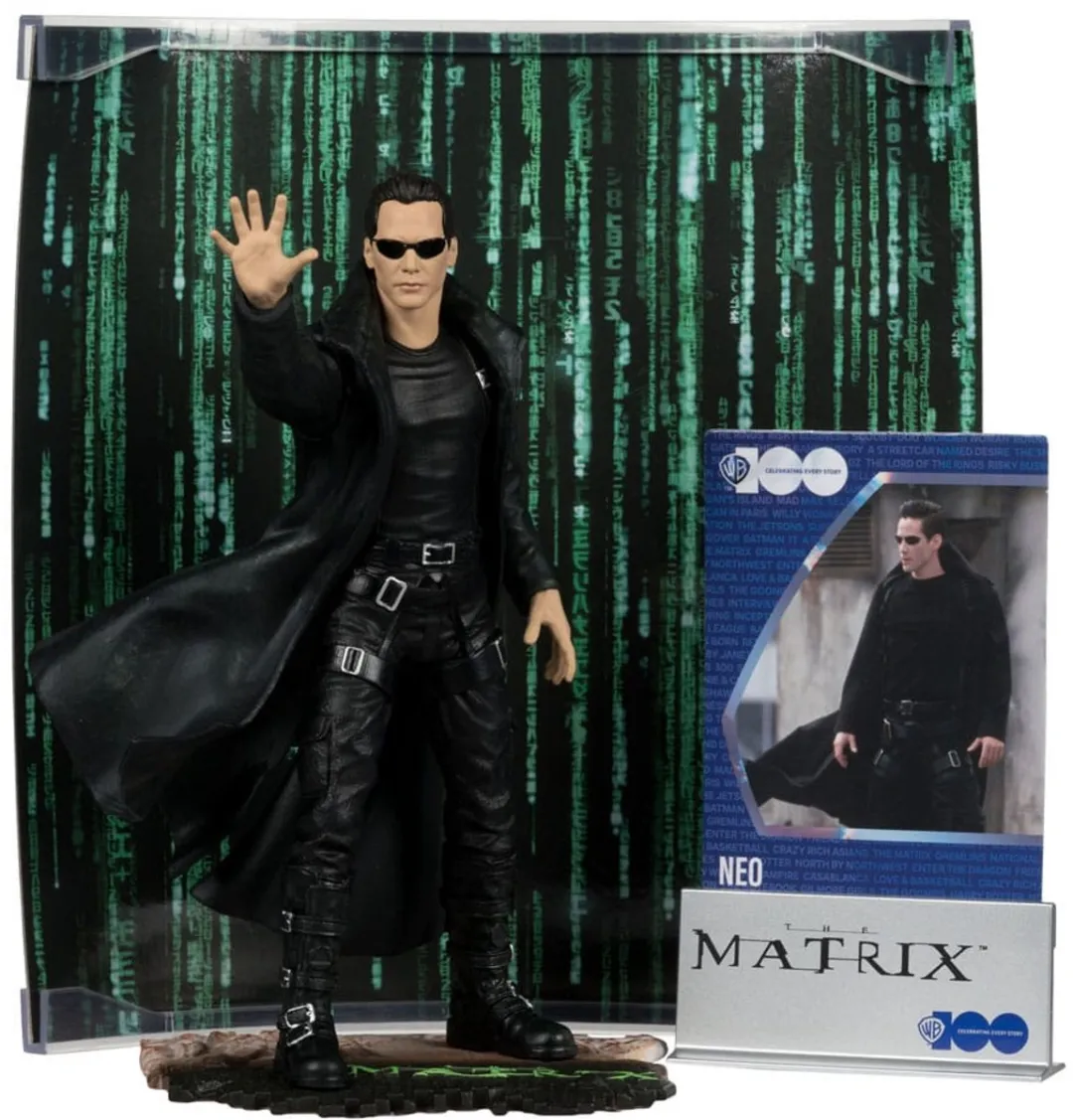McFarlane Toys Matrix Movie Maniacs Neo Action Figure - 15cm - Multi - afbeelding 6 van 6