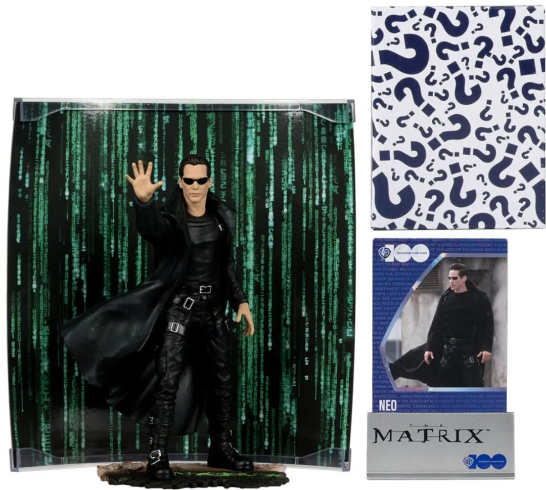 McFarlane Toys Matrix Movie Maniacs Neo Action Figure - 15cm - Multi